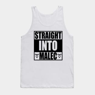 Straight into Malec (black) - Alec Lightwood and Magnus Bane / Matthew Daddario and Harry Shum Jr. - Shadowhunters / The mortal instruments Tank Top